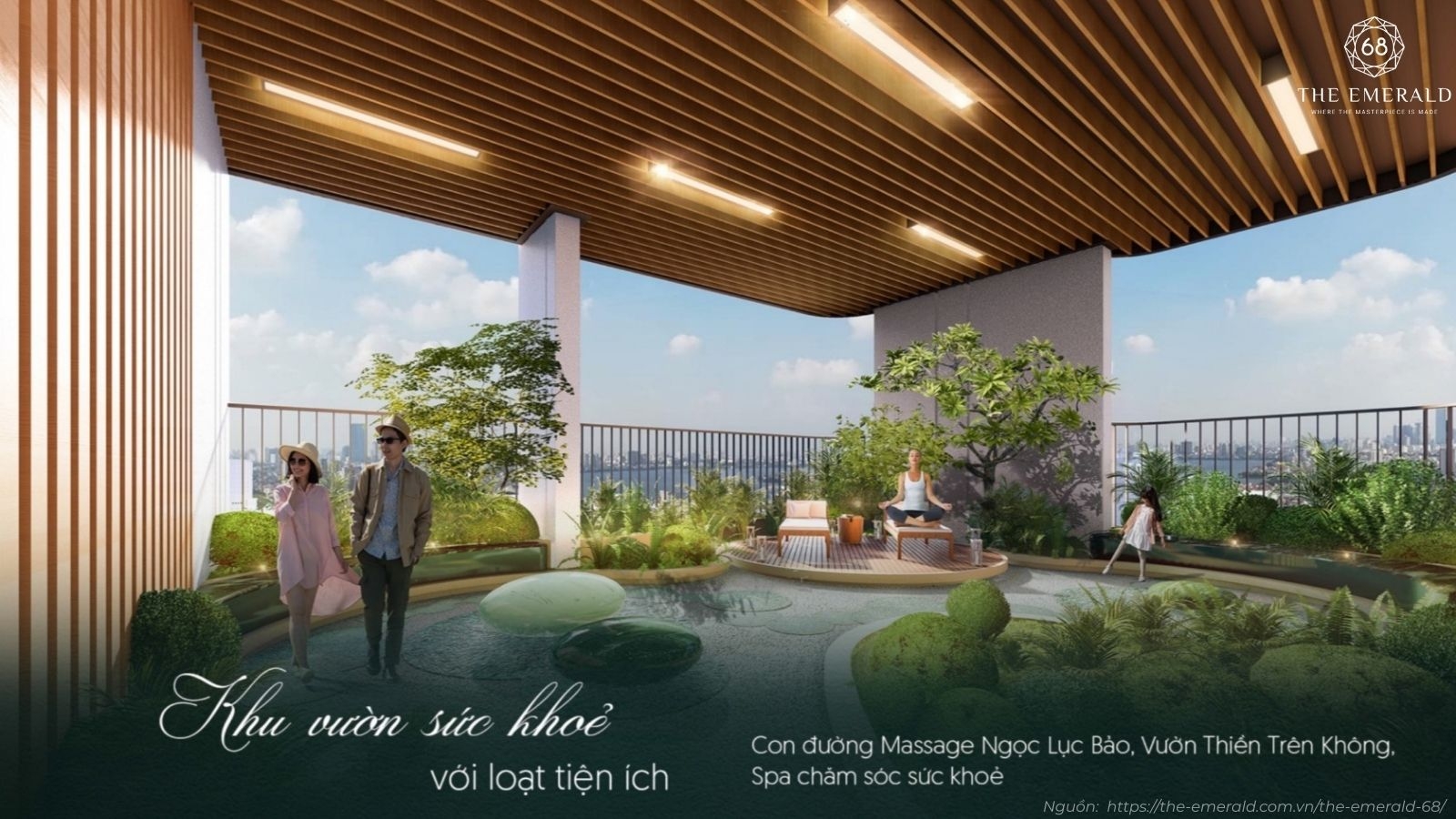 Hệ thống tiện ích nội khu đa dạng chuẩn 5 sao tại dự án The Emerald 68