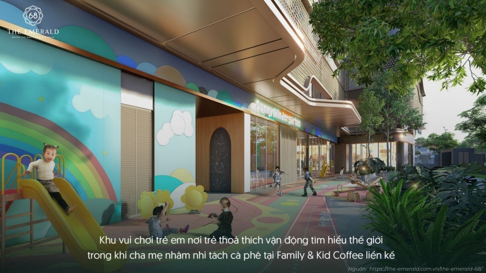 Hệ thống tiện ích nội khu đa dạng chuẩn 5 sao tại dự án The Emerald 68