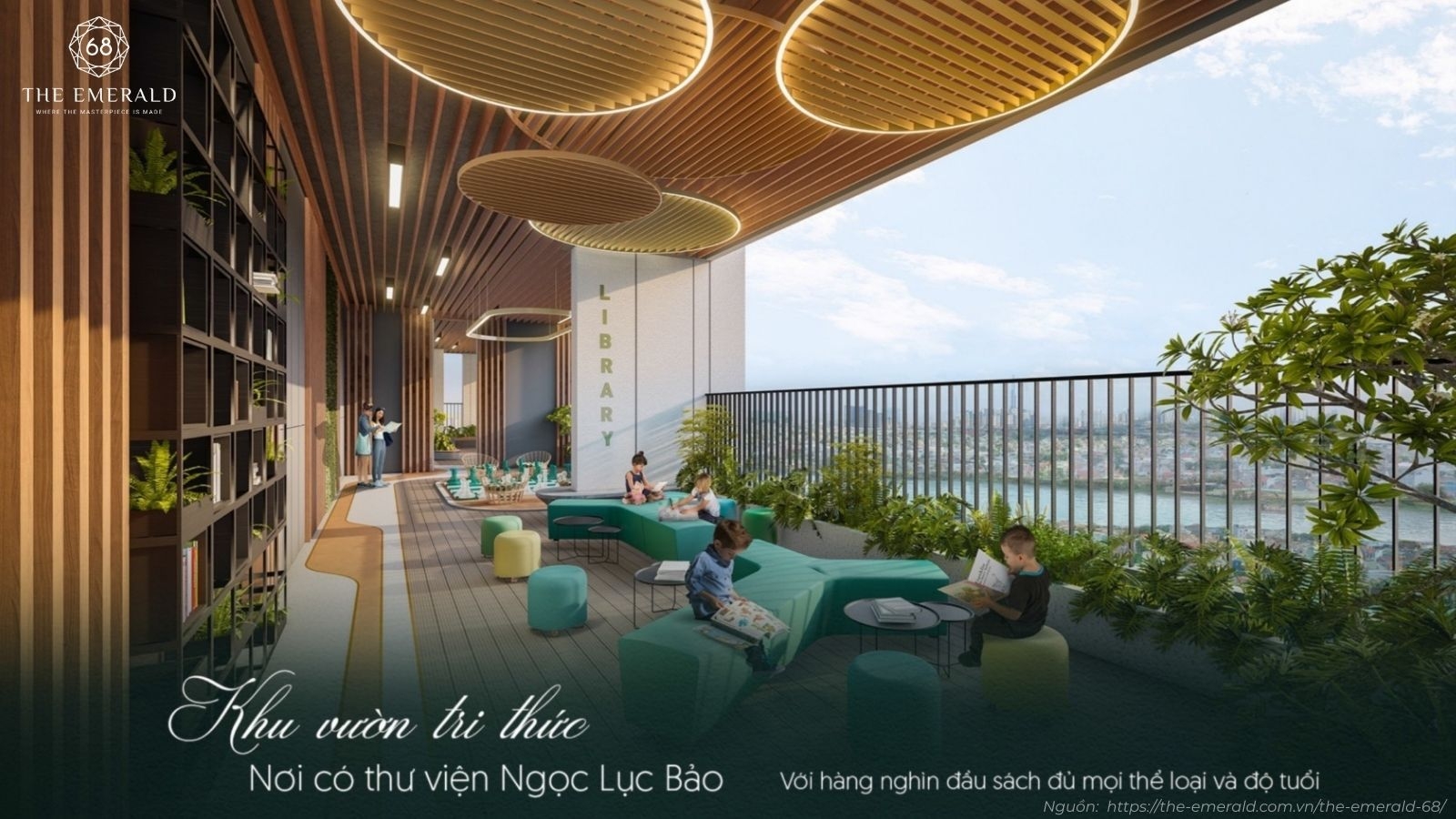 Hệ thống tiện ích nội khu đa dạng chuẩn 5 sao tại dự án The Emerald 68