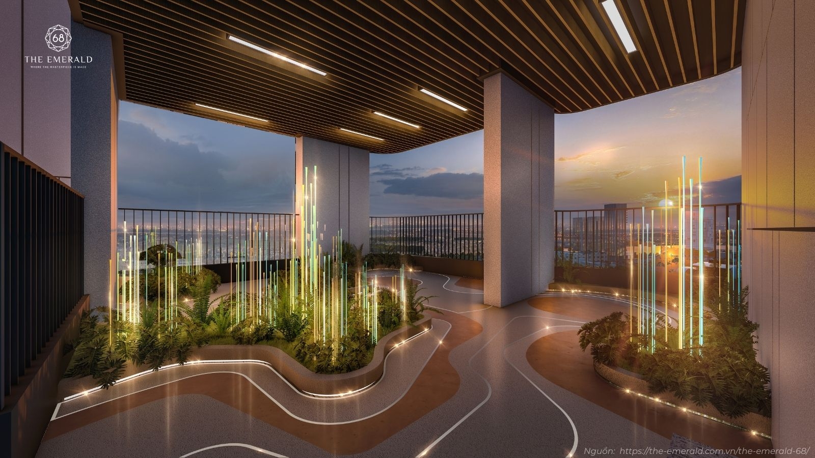 Hệ thống tiện ích nội khu đa dạng chuẩn 5 sao tại dự án The Emerald 68