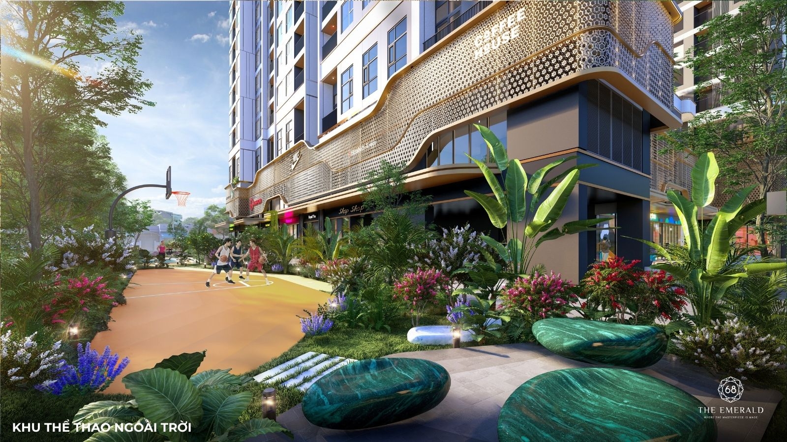 Hệ thống tiện ích nội khu đa dạng chuẩn 5 sao tại dự án The Emerald 68