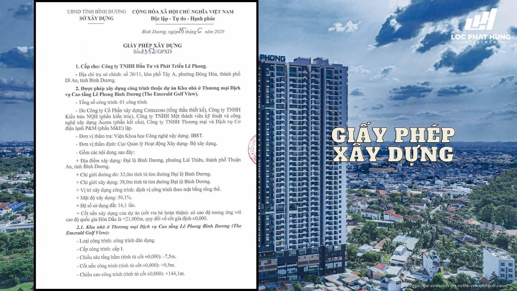 Pháp Lý The Emerald Golf View