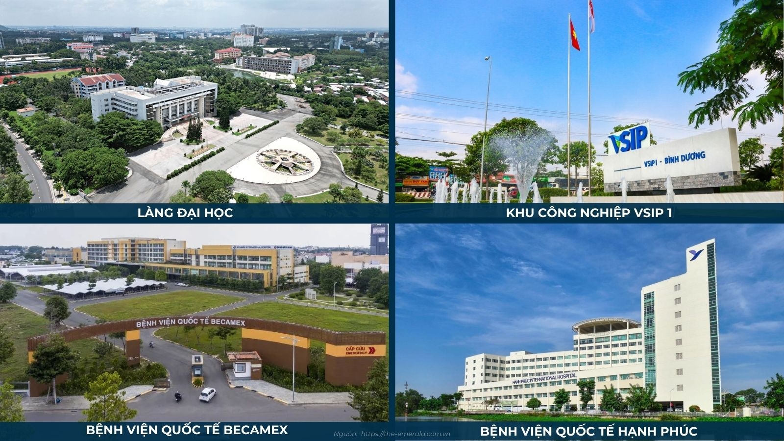 Hệ Thống Tiện ích Ngoại Khu Dự án The Emerald 68