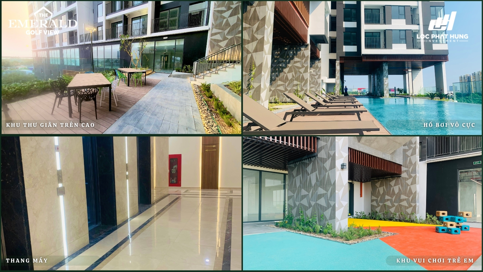 Tiện ích nội khu 5 Sao Ho Boi Sky Garden The Emerald Golf View
