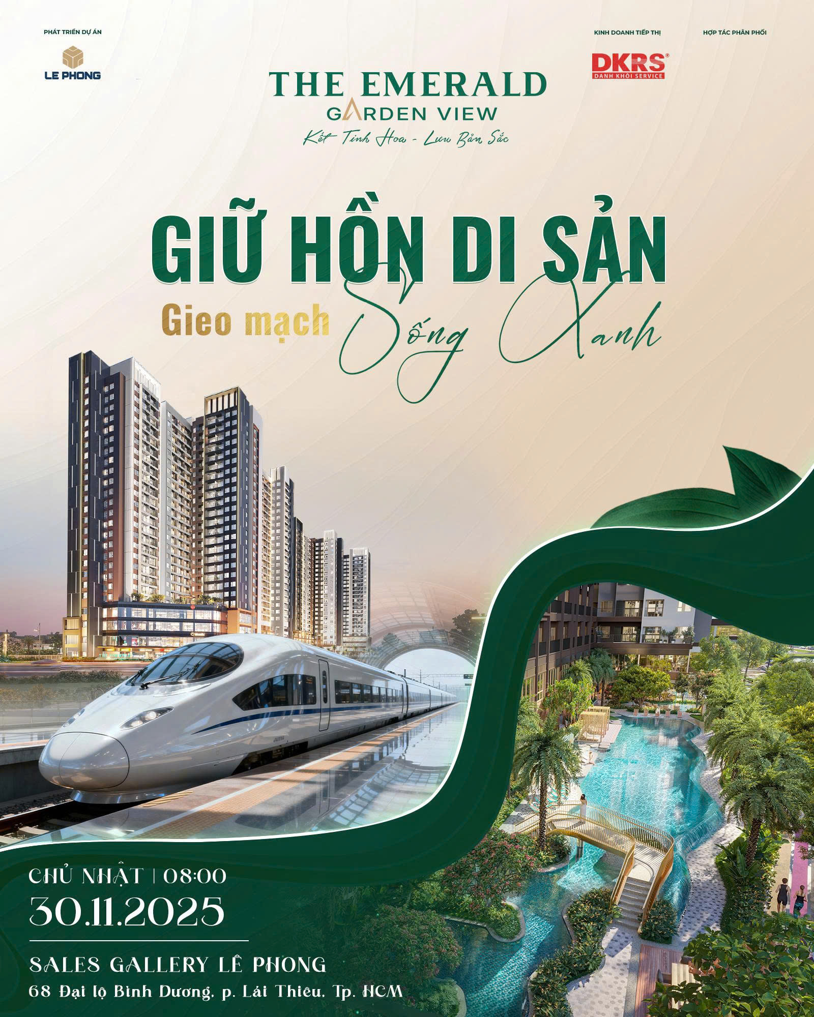 Thư Mời Sự Kiện Giữ Hồn Di Sản – Gieo Mạch Sống Xanh Tại The Emerald Garden View