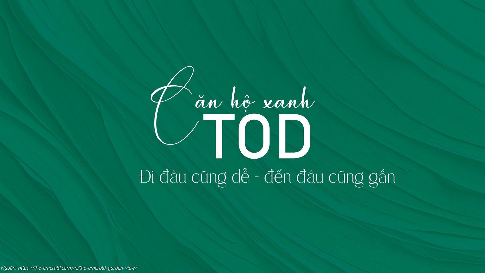 Căn hộ xanh TOD dự án chung cư The Emerald Garden View