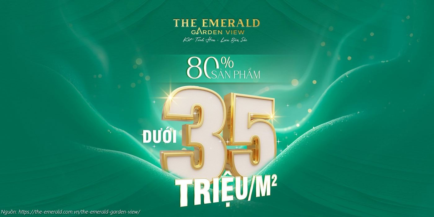 Giá Bán Căn Hộ Chung Cư The Emerald Garden View Dưới 35 Triệu/m²