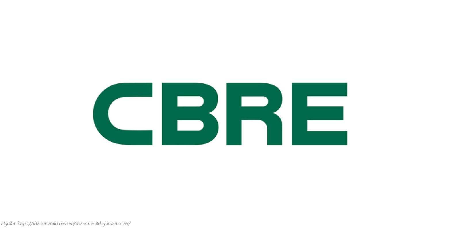 Logo CBRE - Đơn vị Quản lý Vận hành dự án căn hộ chung cư The Emerald Garden View