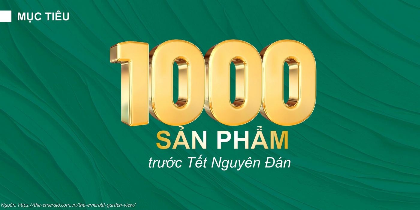 Mục tiêu 1000 sản phẩm căn hộ The Emerald Garden View trước Tết Nguyên Đán