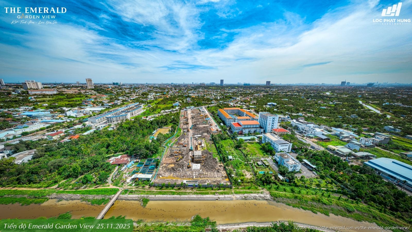 Tiến độ xây dựng The Emerald Garden View cập nhật mới nhất ngày 25/11/2025