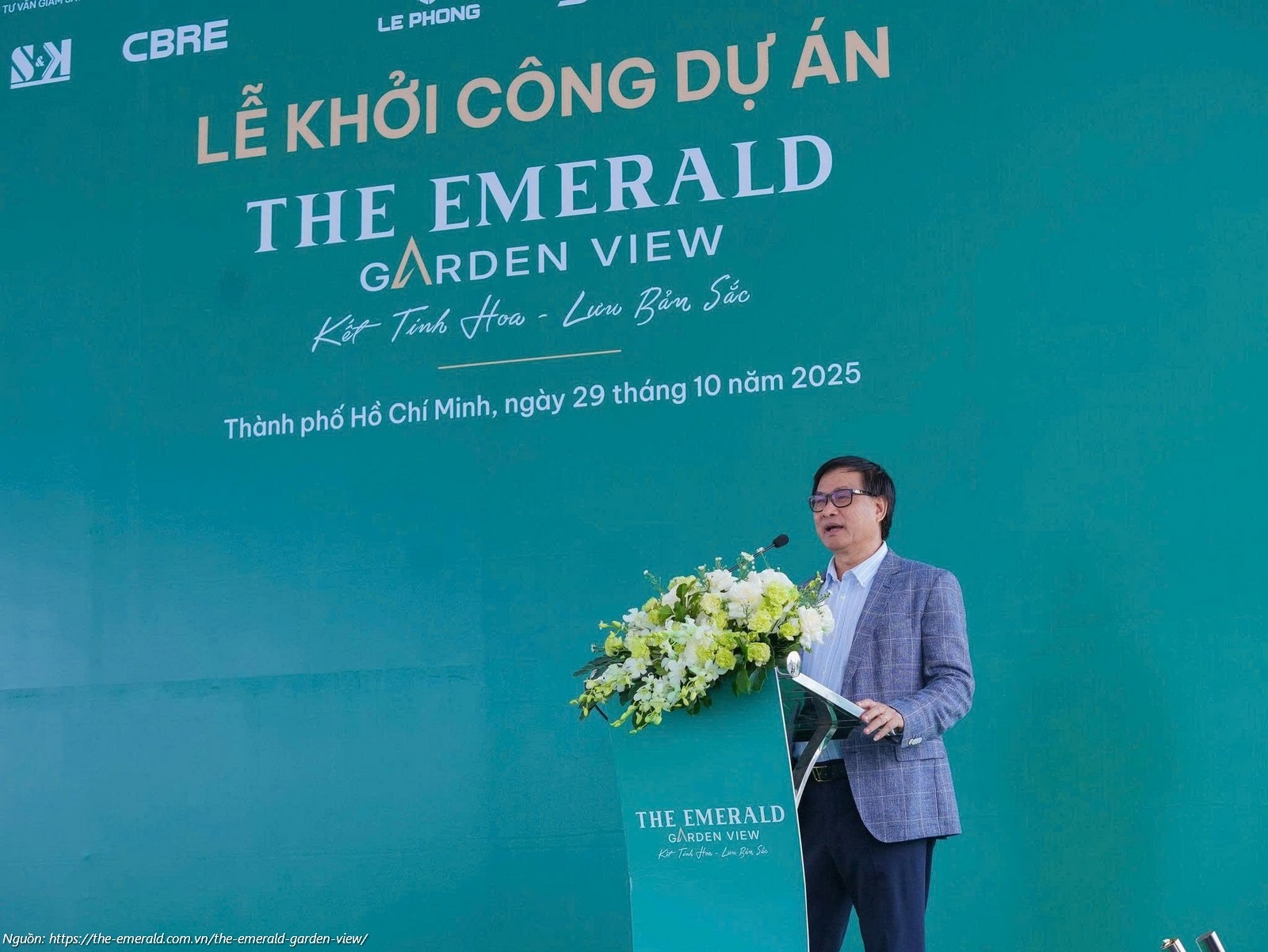 Lễ khởi công dự án căn hộ chung cư The Emerald Garden View ngày 29/10/2025