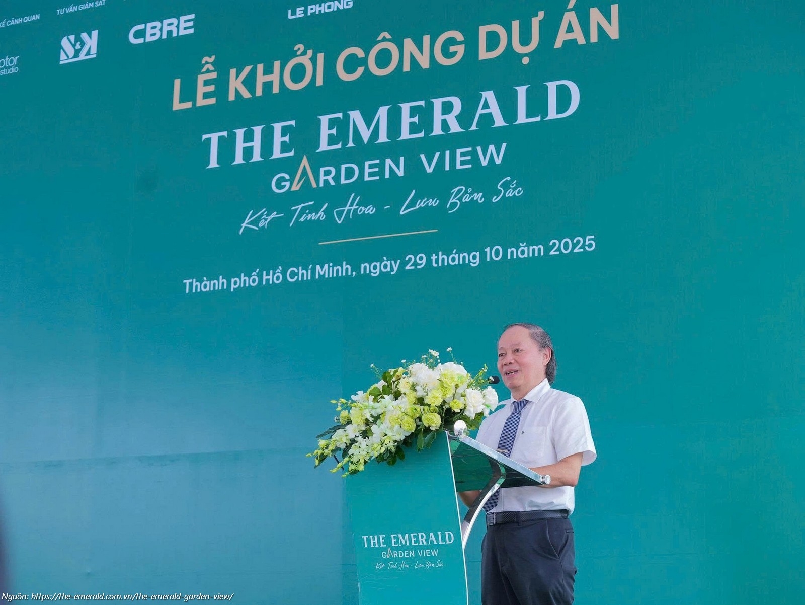 Lễ khởi công dự án căn hộ chung cư The Emerald Garden View ngày 29/10/2025