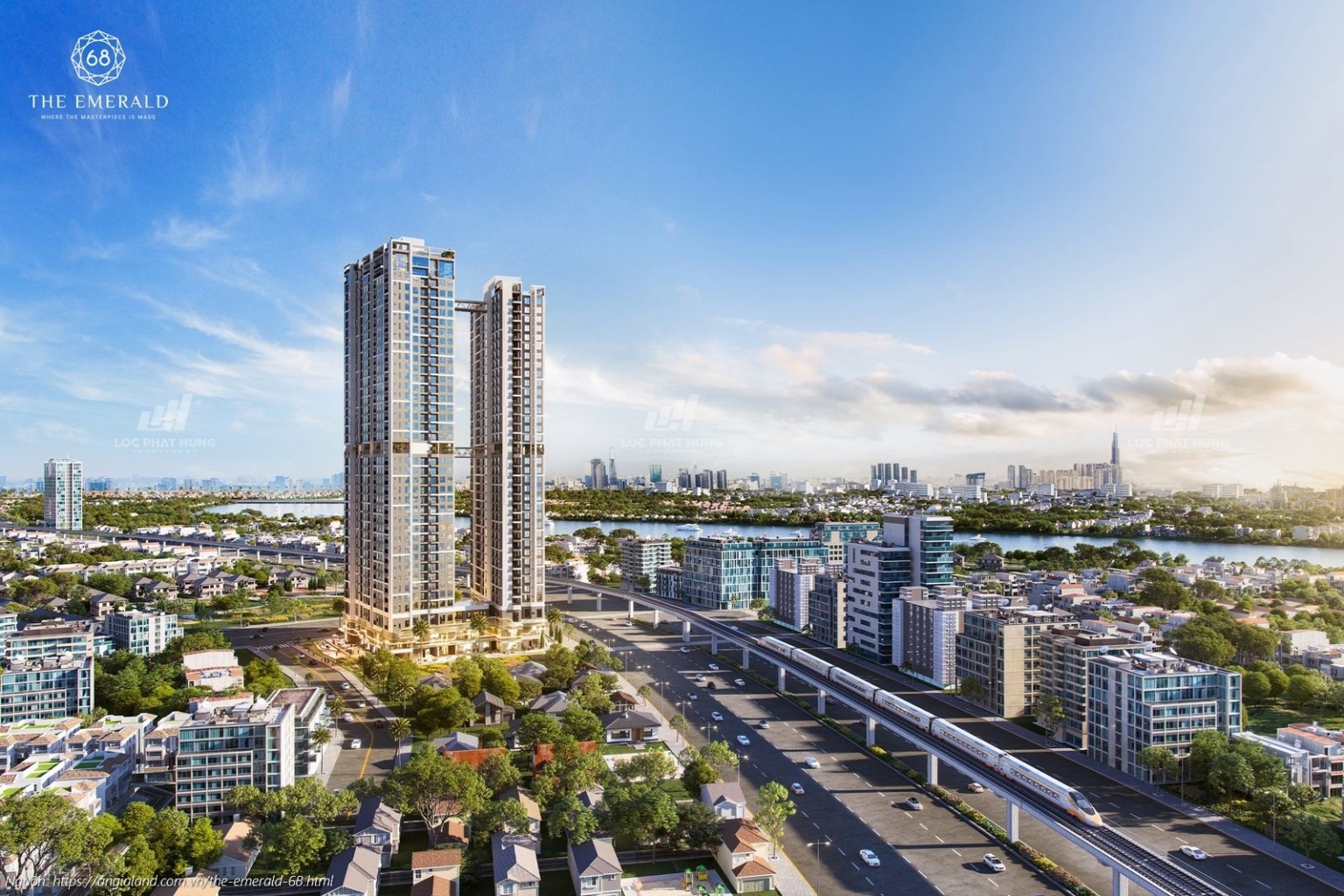 Phối cảnh dự án The Emerald 68