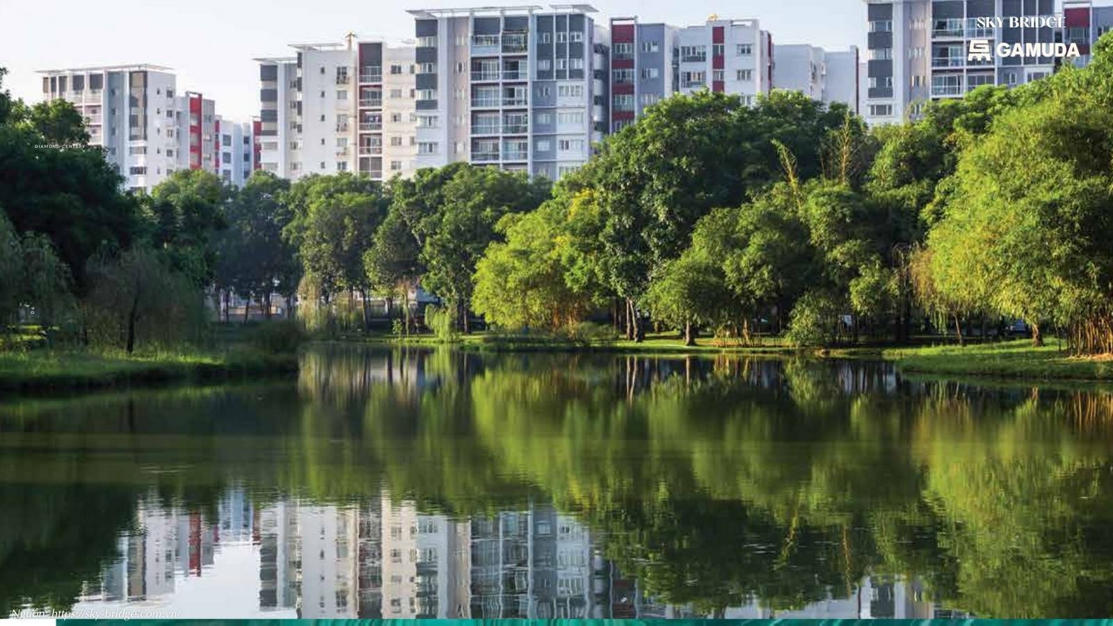 Phối cảnh tổng thể ban ngày dự án căn hộ SkyBridge By Gamuda Land