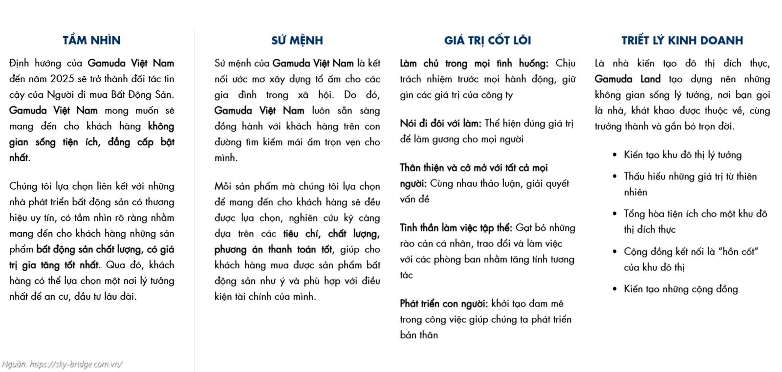 Sứ mệnh và tầm nhìn "Nhà kiến tạo đô thị" (Town-maker) của Gamuda Land tại dự án Sky Bridge